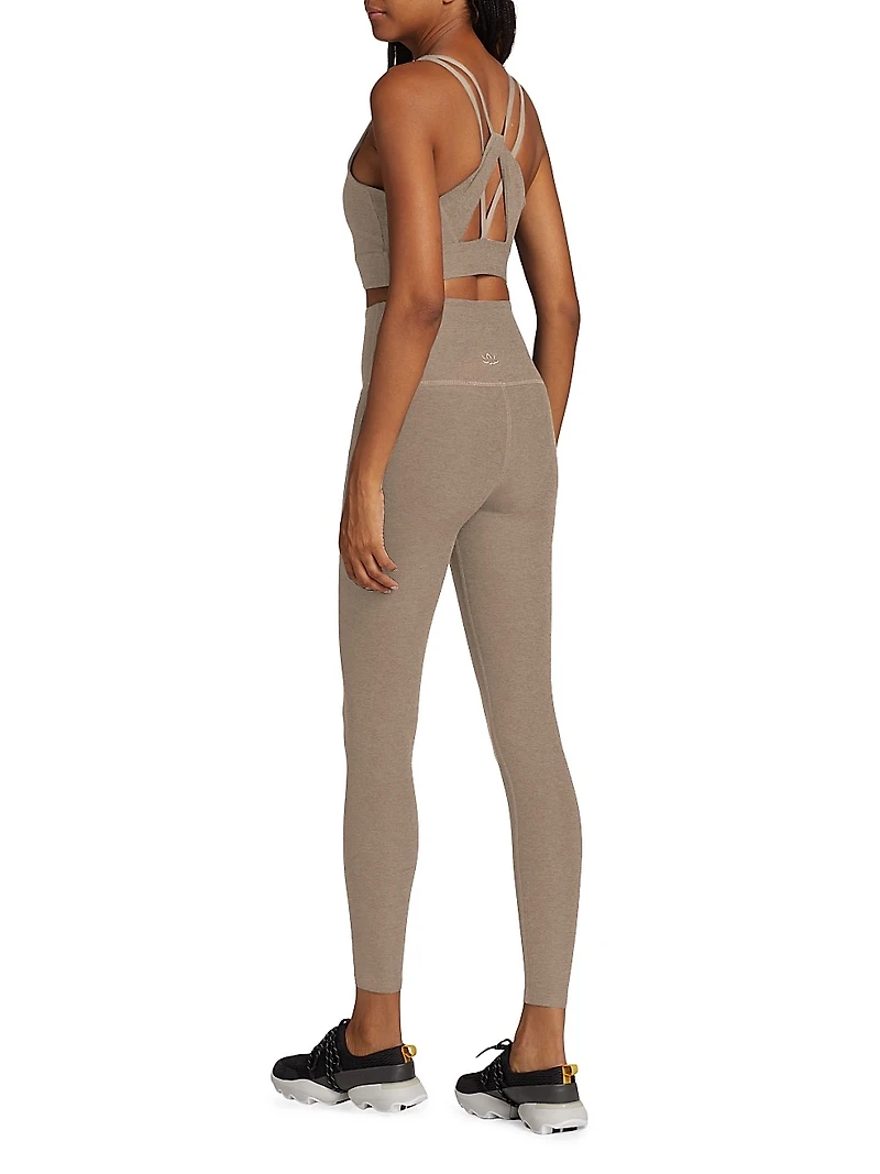 Spacedye Caught The Midi High-Waist Leggings