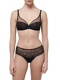 Delice Sheer Plunge Bra