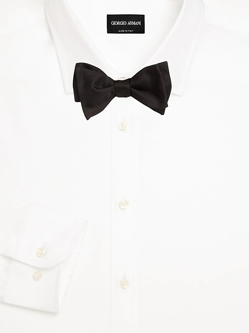 Solid Silk Bow Tie