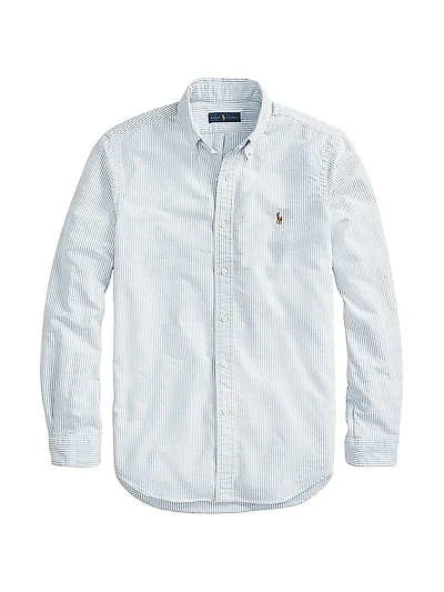Striped Classic-Fit Oxford Shirt