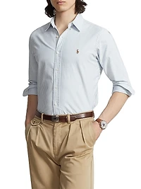 Striped Classic-Fit Oxford Shirt