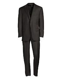 Regular-Fit Two-Button Wool-Blend Suit