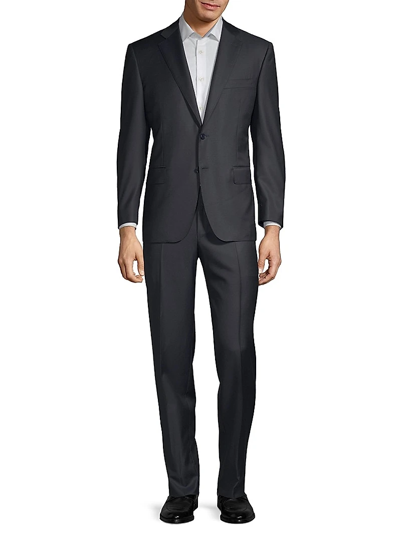 Wool Two-Button Suit