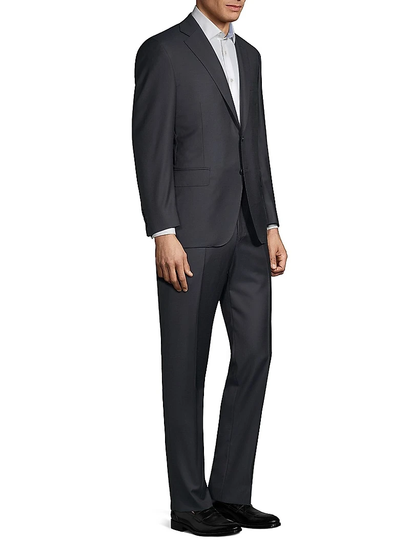 Wool Two-Button Suit