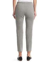 Franca Houndstooth Cropped Trousers