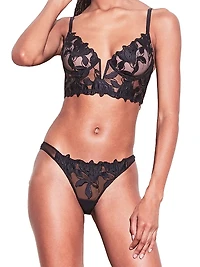 Lily Lace Longline Underwire Bra