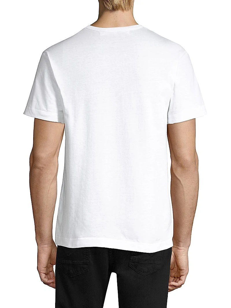 Half Polka Dot Graphic Tee