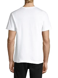 Half Polka Dot Graphic Tee