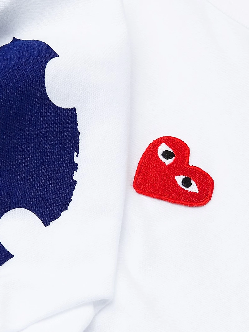 Half Polka Dot Graphic Tee
