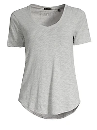 Curved-Hem Tee