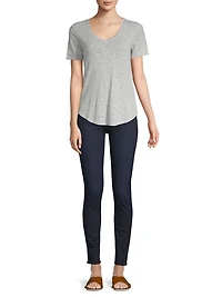Curved-Hem Tee