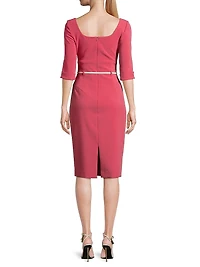 Jackie O Loft Woven Sheath Dress