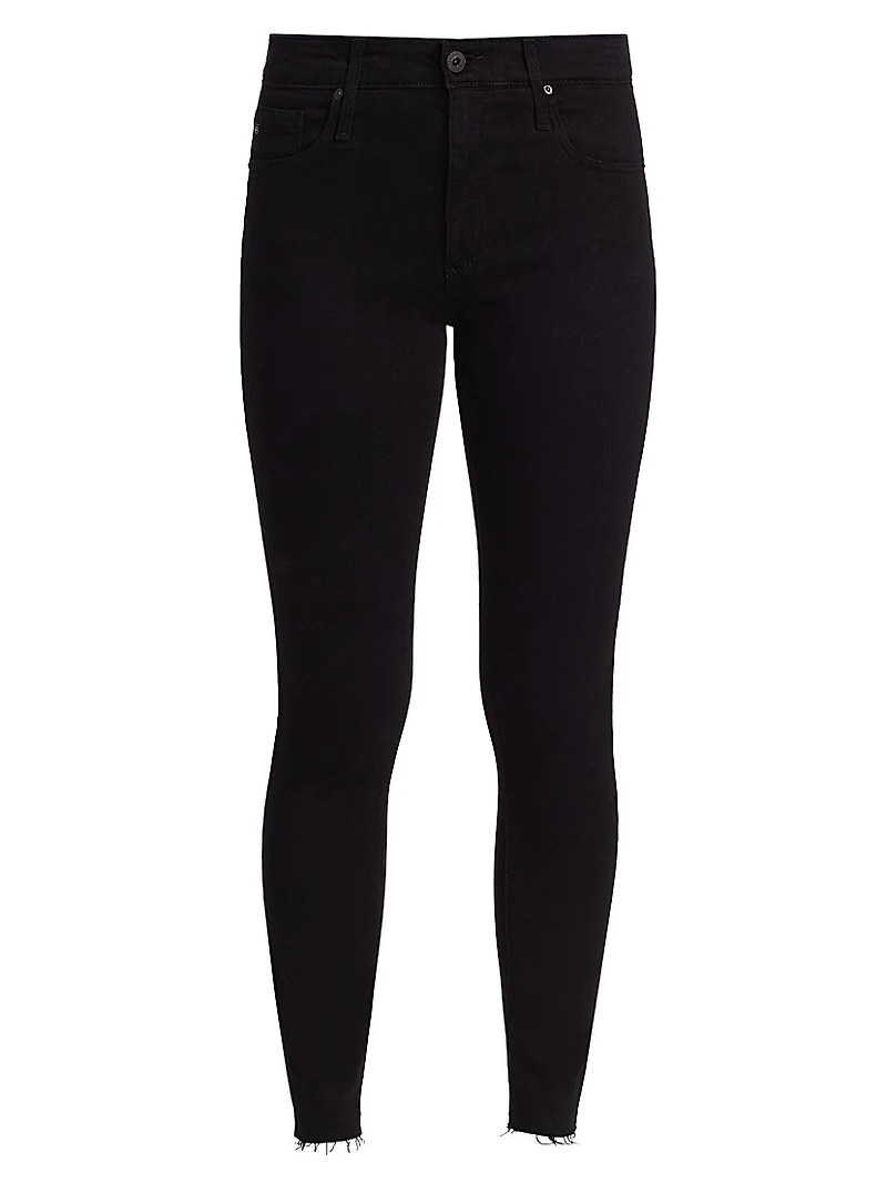 Farah High-Rise Stretch Skinny Ankle Jeans