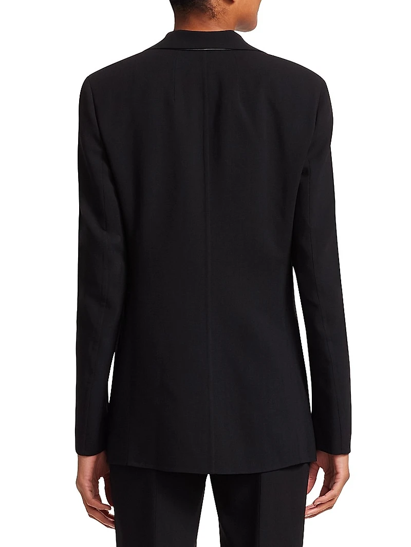 Odette Notch Lapel Wool Blazer
