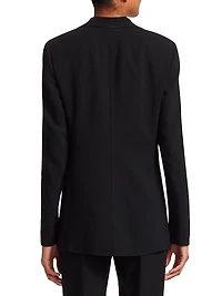 Odette Notch Lapel Wool Blazer