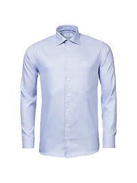 Contemporary-Fit Houndstooth Dress Shirt