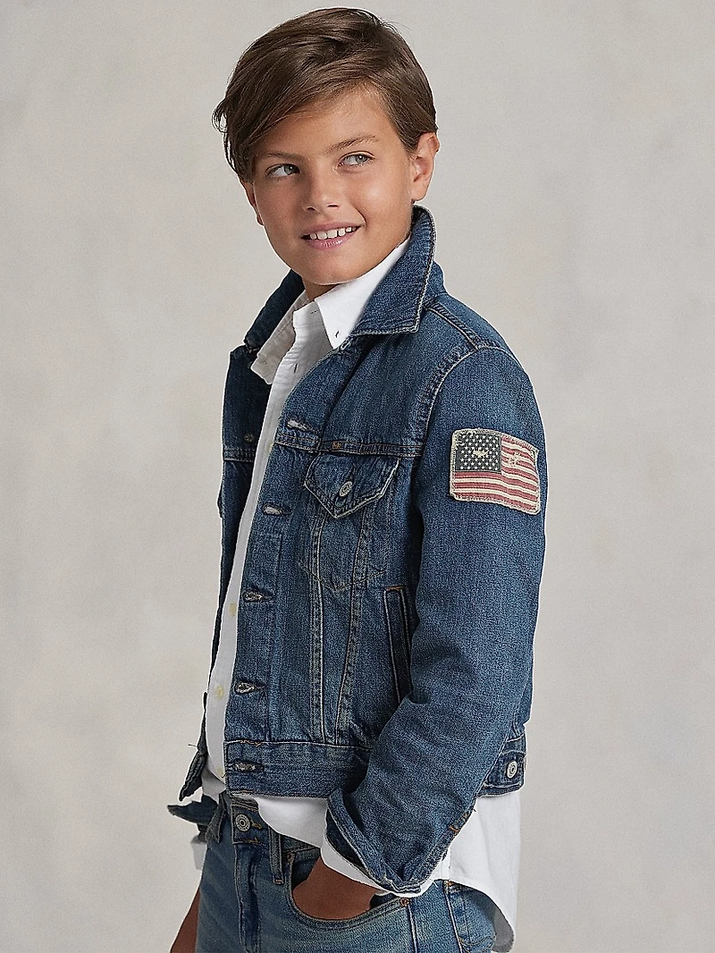 Little Boy's & Trucker Denim Jacket