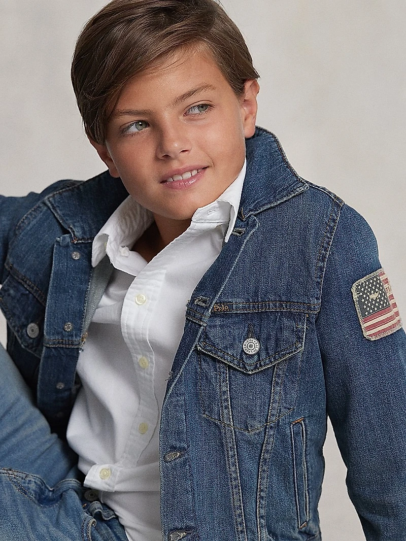 Little Boy's & Trucker Denim Jacket