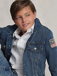 Little Boy's & Trucker Denim Jacket