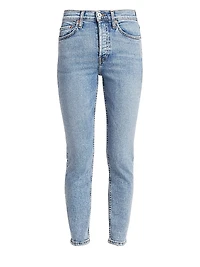 High-Rise Ankle Crop Comfort Stretch