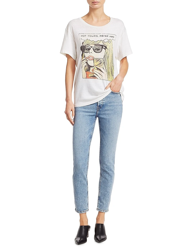 High-Rise Ankle Crop Comfort Stretch