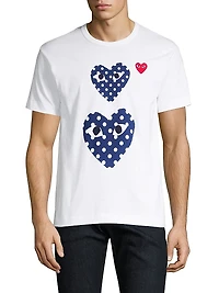 Double Polka-Dot Heart Tee