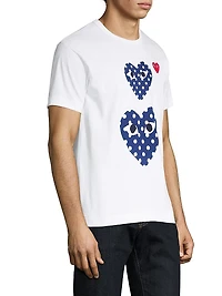 Double Polka-Dot Heart Tee