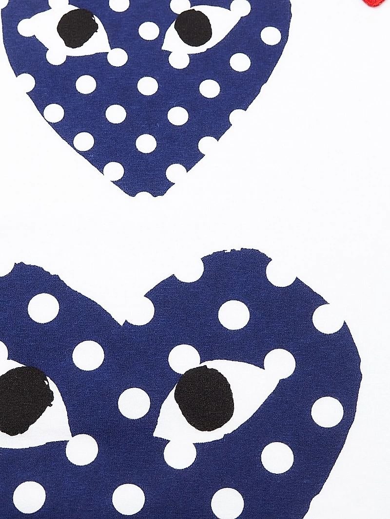 Double Polka-Dot Heart Tee