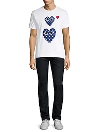 Double Polka-Dot Heart Tee
