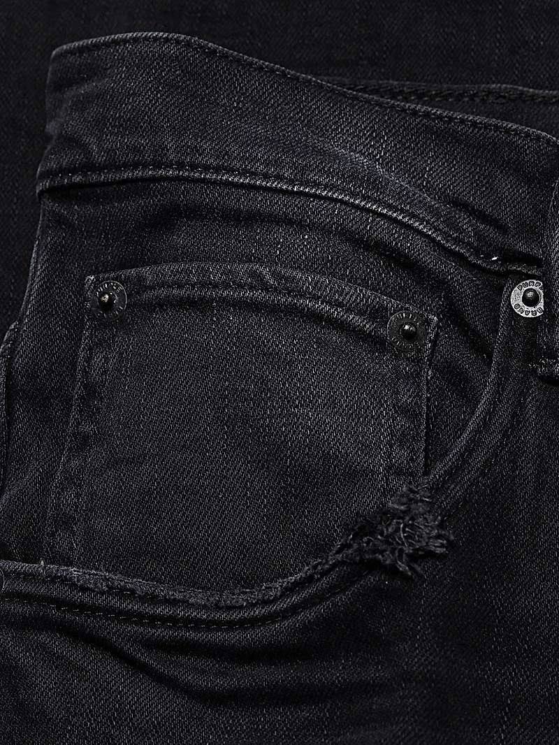 P002 Over Spray Slim-Fit Jeans