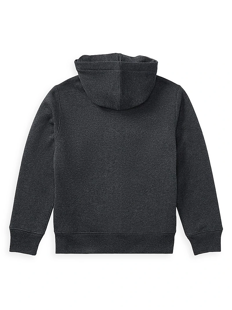 Boy's Cotton-Blend Fleece Hoodie