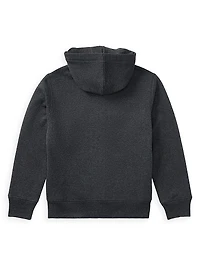 Boy's Cotton-Blend Fleece Hoodie