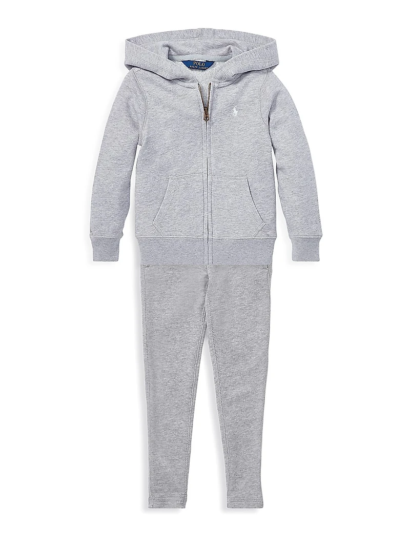 Little Girl's French Terry Hoodie