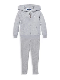 Little Girl's French Terry Hoodie