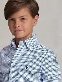 Little Boy's Plaid Button-Down Shirt
