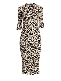 Delora Leopard Bodycon Dress