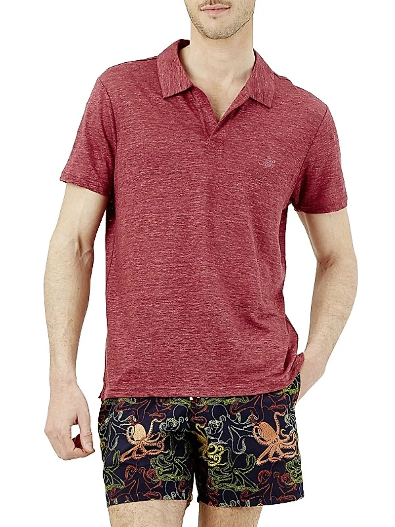 Pyramid Linen Polo Shirt