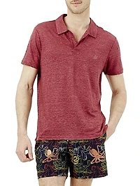 Pyramid Linen Polo Shirt