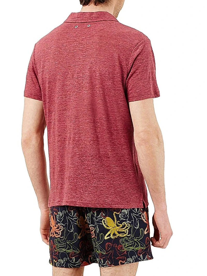 Pyramid Linen Polo Shirt