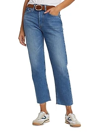 Rigid High-Rise Stovepipe Jeans