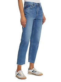 Rigid High-Rise Stovepipe Jeans