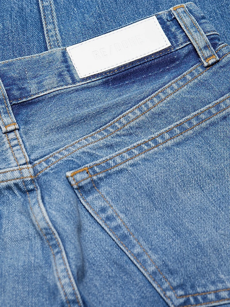 Rigid High-Rise Stovepipe Jeans