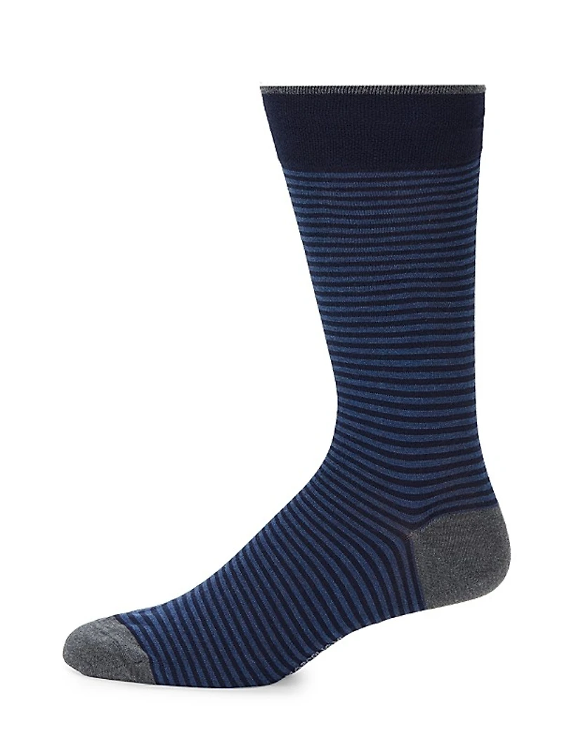 Palio Striped Crew Socks