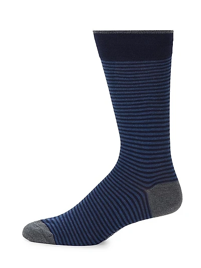 Palio Striped Crew Socks