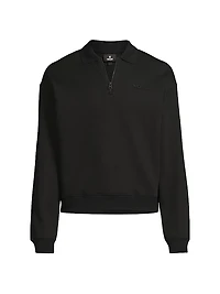 Felix Half-Zip Double-Face Jersey Sweater