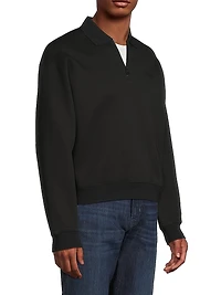 Felix Half-Zip Double-Face Jersey Sweater