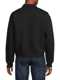 Felix Half-Zip Double-Face Jersey Sweater