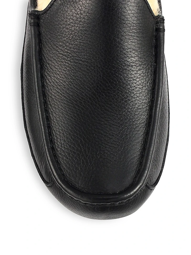 Ascot Leather Slippers