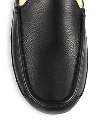 Ascot Leather Slippers