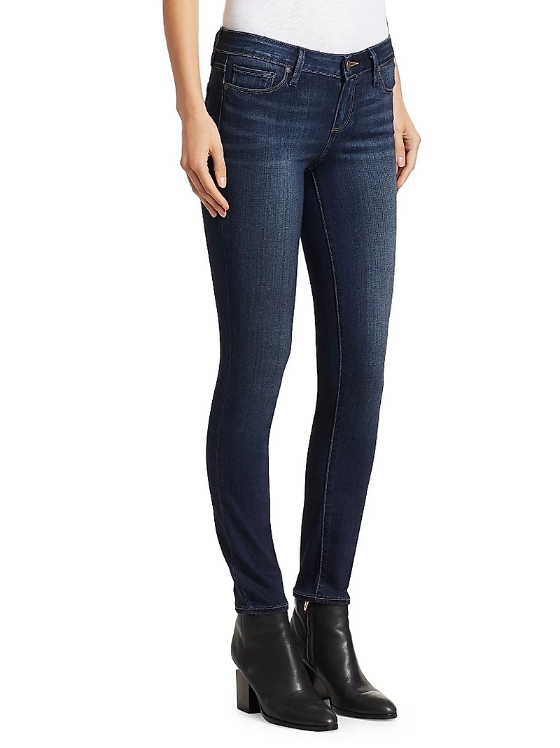 Verdugo Transcend Mid-Rise Ankle Skinny Jeans